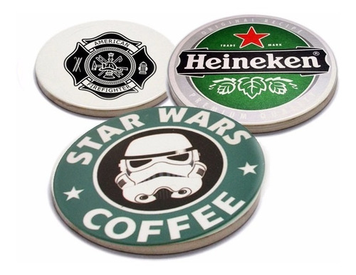 Posavasos Para Sublimar Circular De 9 Cm. De Carton X 600u