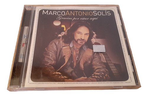 Cd Marco Antonio Solis. Gracias Por Estar Aqui