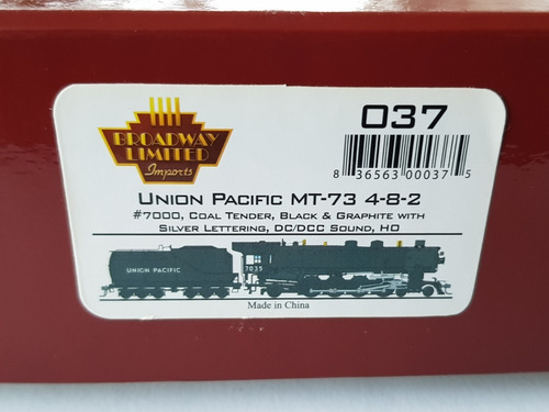 Locomotora A Vapor Norteamericana Mt-73 Bli Dcc Sound H0