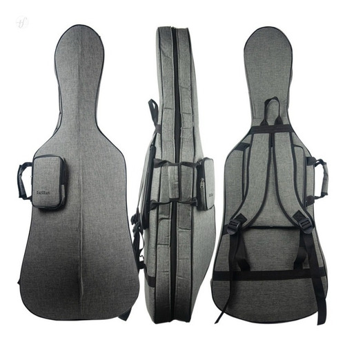 Capa Violoncelo Tarttan Slim 600 Jeans Cinza