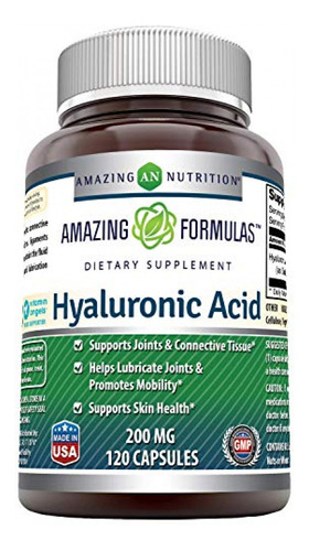 Acido Hialuronico Suplemn Amazing Formulas Ácido Hialuróni