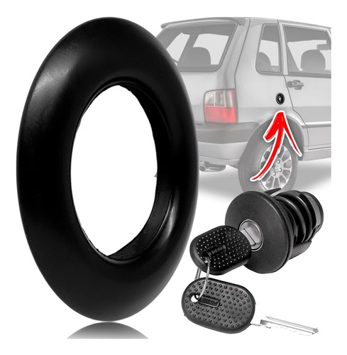 Tampa Combustivel Tanque Reparo Bocal Fiat Uno Elba Fiorino