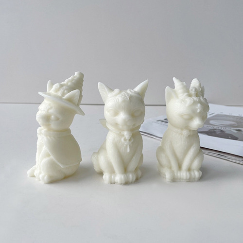 Molde De Silicona Con Forma De Vela (3 #mold) Para Decoració