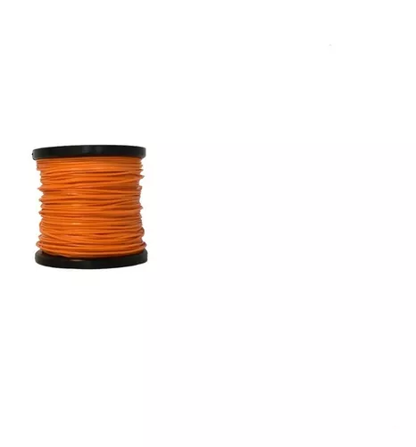 Tanza Naranja Perfil Cuadrado 2.4mm 1kg - Lusqtoff