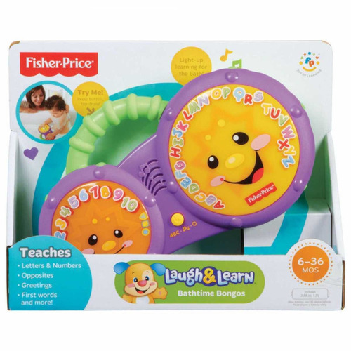 Fisher Price Tamborsito Diversion Para Tu Bebe Juegos Bongos