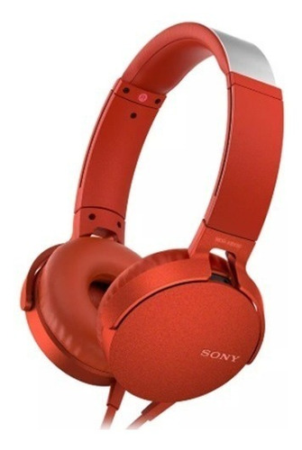 Audifonos Sony Extra Bass Audifono Diadema Mdr Xb550ap Rojo