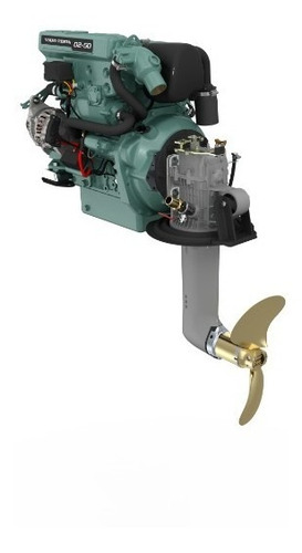 Motor Diesel Veleiro Volvo Penta D2 50hp Com Rabeta