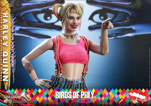 Harley Quinn Tape Jacket 1/6 Birds Of Pray Hot Toys Mms566