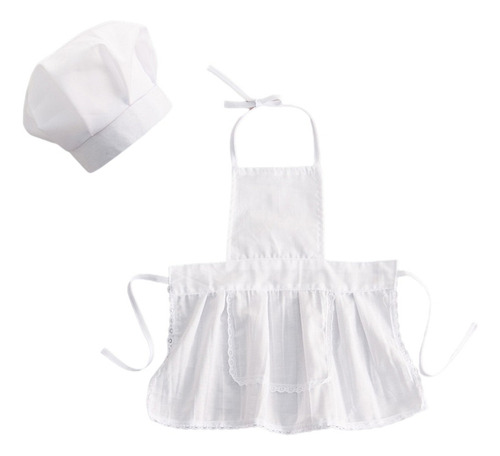 Disfraz De Chef Blanco Para Bebés, Accesorio Para M