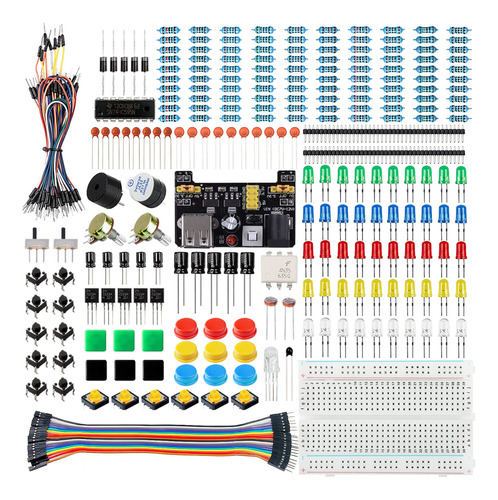 Miuzei Kit Básico De Inicio Para Proyectos Arduino, Breadb.