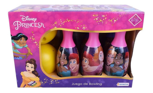 Imagen 1 de 4 de Juego De Bowling Infantil Paw Patrol Princesas Super Heroes