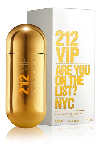 Carolina Herrera 212 Vip Vip Edp 80 ml Para Mujer