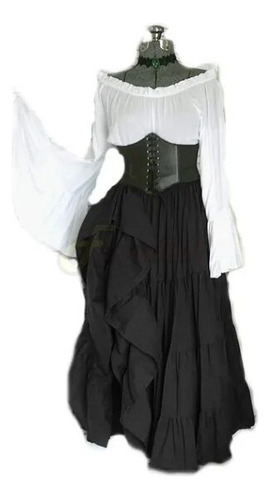 Disfraz Victoriano Medieval Para Mujer, Cosplay, Renacentist