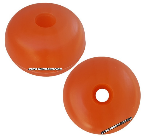 Imagen 2 de 5 de Boya Plástica X 12 Red De Pesca Fondeo Andarivel 90 Mm Nrn