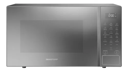 Micro-ondas 32 L Com Menu Gourmet Bms46ar Cinza Brastemp