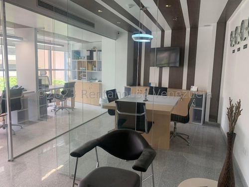 Oficina En Alquiler En Santa Paula . Amoblada 4 Ptos De Estac.. Mls#24-24427