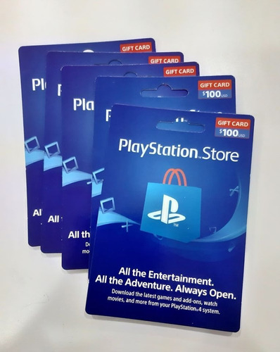 Tarjeta Playstation Store $100 Región Usa Ps3 Ps4 Psn