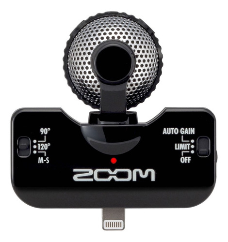 Microfono Zoom Iq5 Stereo Para iPhone Prm
