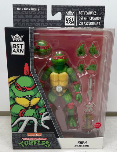 Bst Axn Tmnt Tortugas Ninja Raph Arcade Game 2021 E-r (Usado)