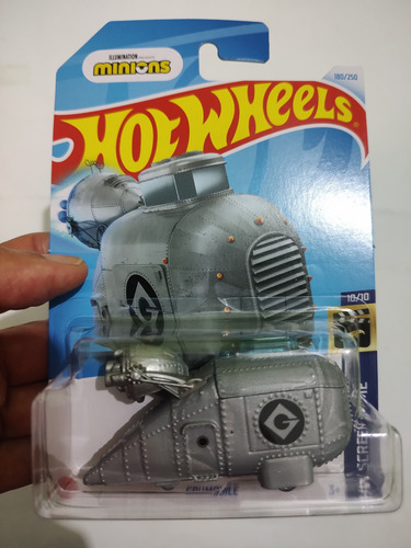 Grumobile Minions Hot Wheels Mattel Gris (Usado)