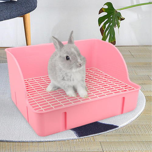 Caja De Arena Para Conejos, Inodoro, Orinal, Lecho Esquinero
