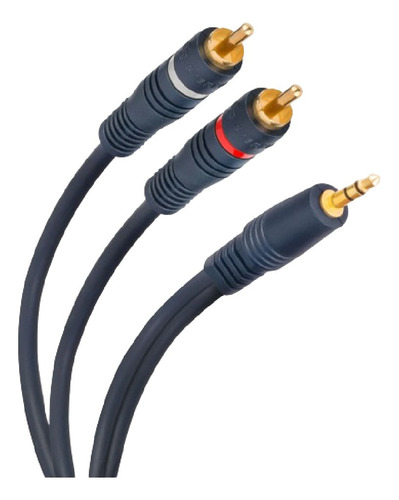 Cable Plug 3,5 Mm A 2 Plug Rca De 1,8 M.254-045