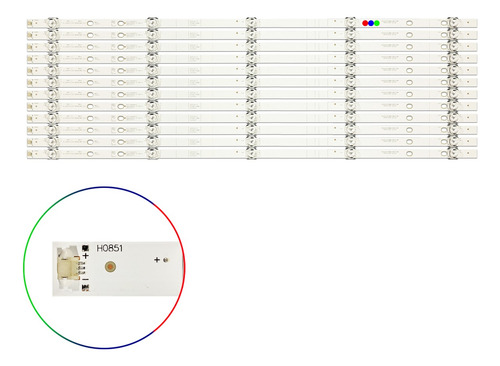 Kit Leds Sharp Lc-65q7370u / Lc-65q7370 (12t) - Aluminio Nvo