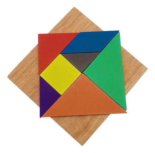 Juego De Mesa, Tangramas 6 Pzs Juego Para Creatividades