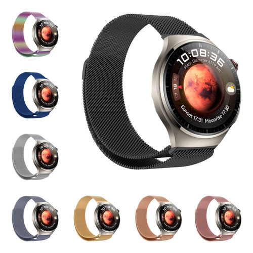 Correa Malla Milanese De Lujo Para Huawei Watch 4 / 4 Pro