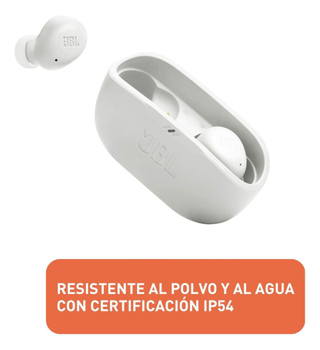 Audífonos Inalámbricos Jbl Vibe Buds Bluetooth, Blanco.