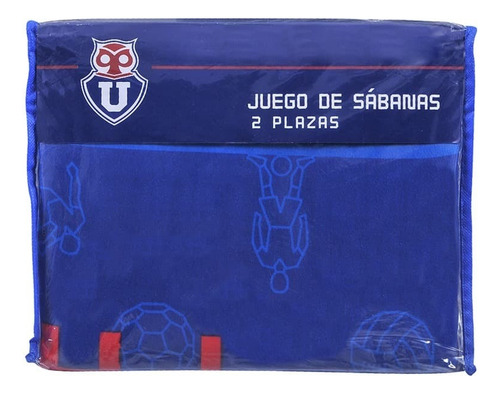 Juego De Sábanas U De Chile 2 Plazas + 2 Fundas Almohadas