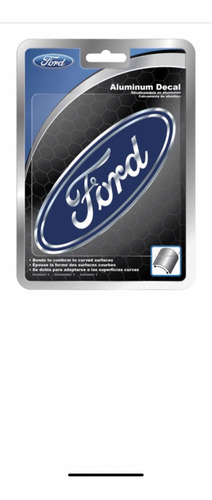 Calcomanía De Aluminio Logo Óvalo Azul Ford Nuevo Y O