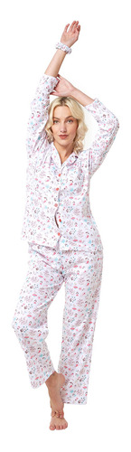 Pijama Mujer Lucia Estampada