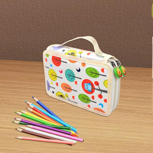 Estuche Para Lápices De Colores Con 32 Ranuras, Estuche