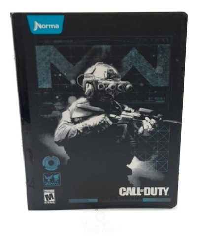 Cuaderno Cosido 100hj Rayado Call Of Duty