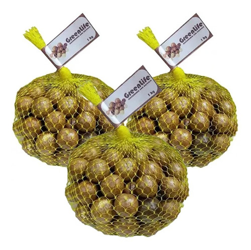 Macadamia Sin Pelar Natural, Mxmcg-003, 3kg, Nuez Macadamia