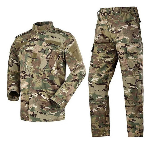 Conjunto De Entrenamiento Al Aire Libre De Camuflaje.