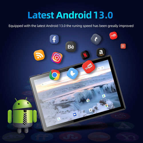 Byybuo Smartpad A10_l Tablet 10,1 Polegadas Android 13 Tabl