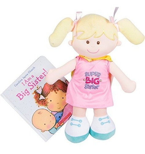 Martloop Super Big Sister Doll Con Capa Y Yo Soy Un Paquete 