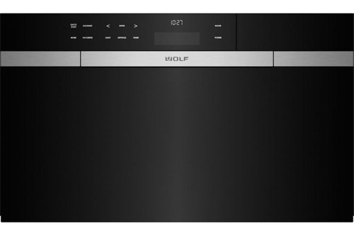 Wolf M Series Contemporary 30 Black Convection Steam Oven 