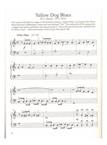 A First Book Of Blues For The Beginning Pianist.