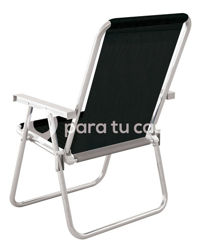Imagen 3 de 10 de Sillón X2 Aluminio Playero Pescador Camping Alto Mor