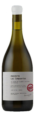 Vino Proyecto Las Compuertas Blanco De Finca 750 Ml