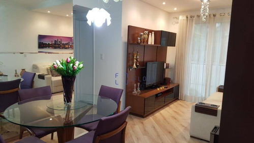 Imagem 2 de 22 de Apartamento 02 Dormitórios, 01 Vaga, 58m² - Vila Mascote - Ap12452