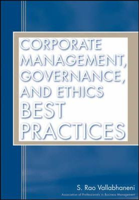 Libro Corporate Management, Governance, And Ethics Best P...