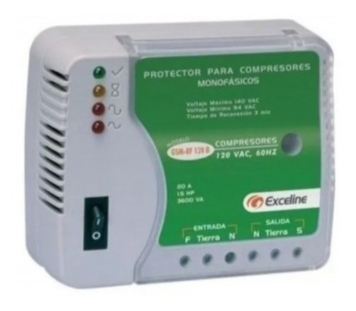 Protector Para Compresores Monofásicos Exceline 120v