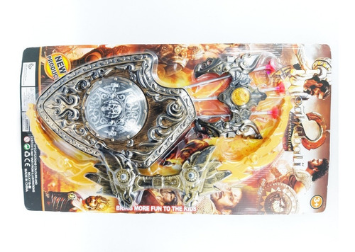 Set Armadura Romana Con Escudo Mascara Y Arco Con Flechas