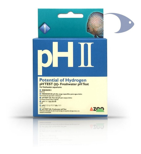 Kit Medidor De Ph Ii Azoo Agua Dulce 6-7.6 Ph Peces Acuario