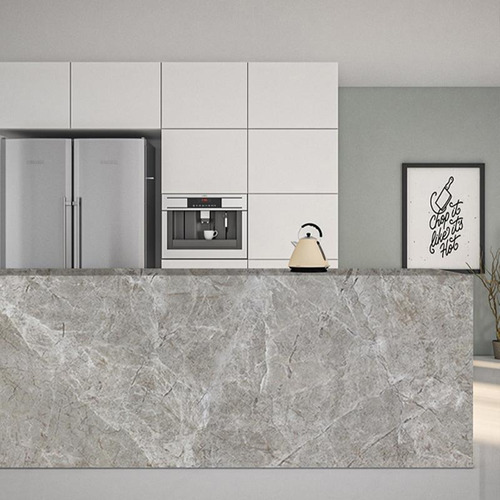 Lamina Marmol Catle Grey Gris 18mm 2.6x1.4m 3.64m2