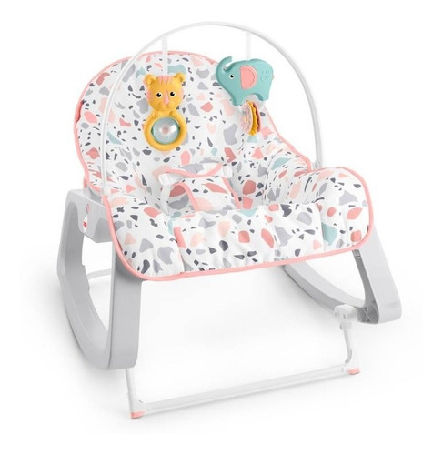 Cadeira de balanço para bebês Fisher-price, relaxante, rosa